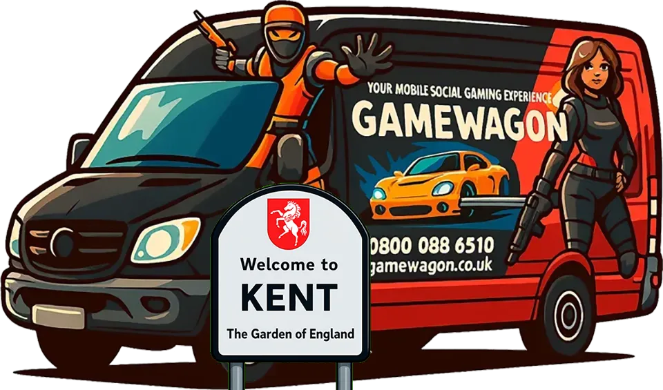 Gamewagon Gaming bus in Kent
