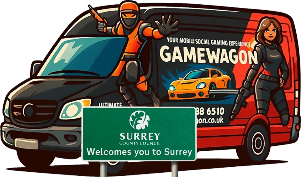 Gamewagon Gaming bus in Surrey
